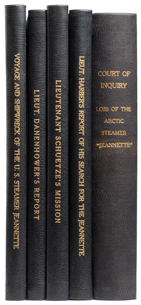  [THE STEAMER “JEANNETTE"]. Group of 4 Official Accounts Plu...