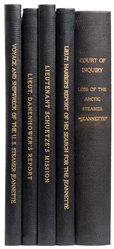  [THE STEAMER “JEANNETTE]. Group of 4 Official Accounts Plu...