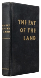  STEFANSSON, Vilhjalmur (1879-1962). The Fat of the Land. Ne...