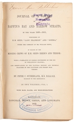  SUTHERLAND, Peter C. (1822-1920). Journal of a Voyage in Ba...
