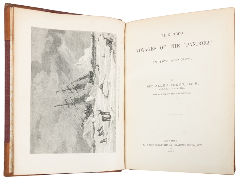  YOUNG, Allen (1827-1915). The Two Voyages of the ‘Pandora ...