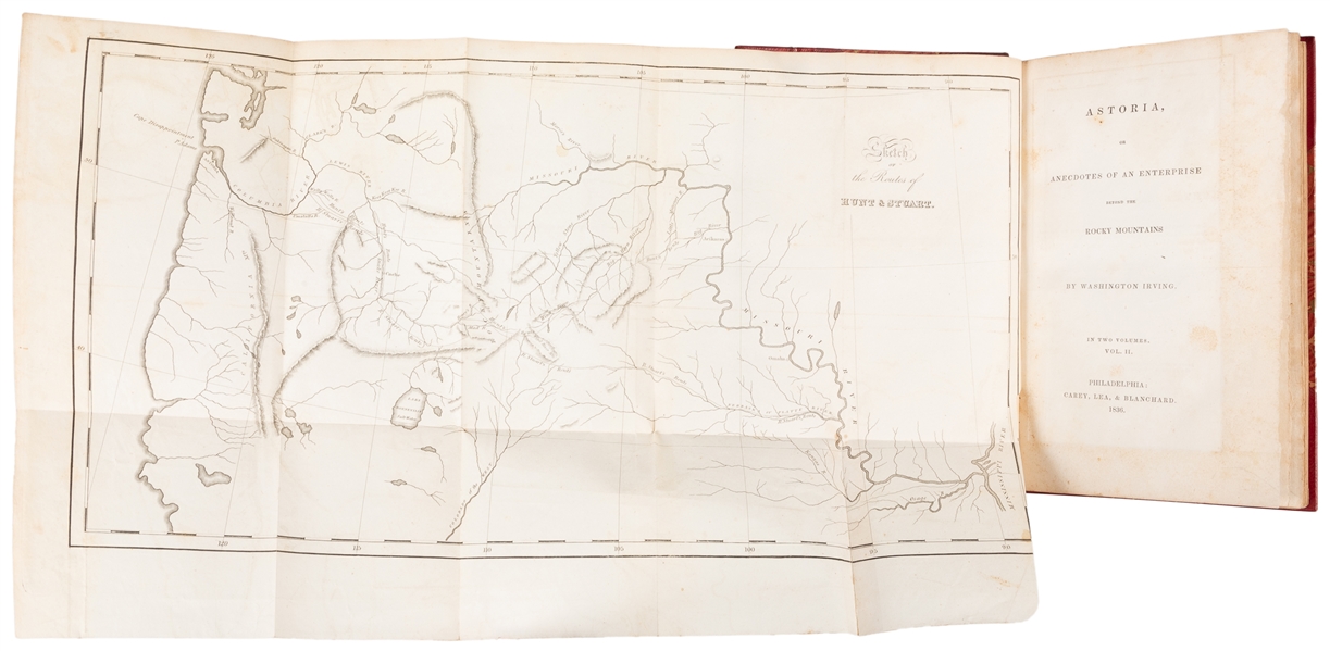  IRVING, Washington (1783-1859). Astoria, or Anecdotes of an...