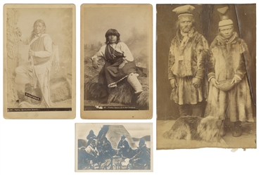  [PHOTOGRAPHY]. [CHASE, D.B. (Dana) (1848–1897)]. Group of 4...
