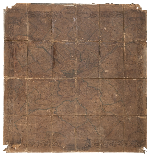  [MAPS]. Map of the Vicinity of Philadelphia From the Actual...