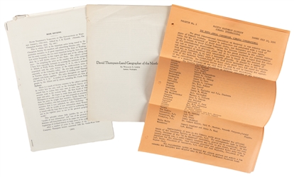  THOMPSON, David (1770-1857). David Thompson's Narrative of ...