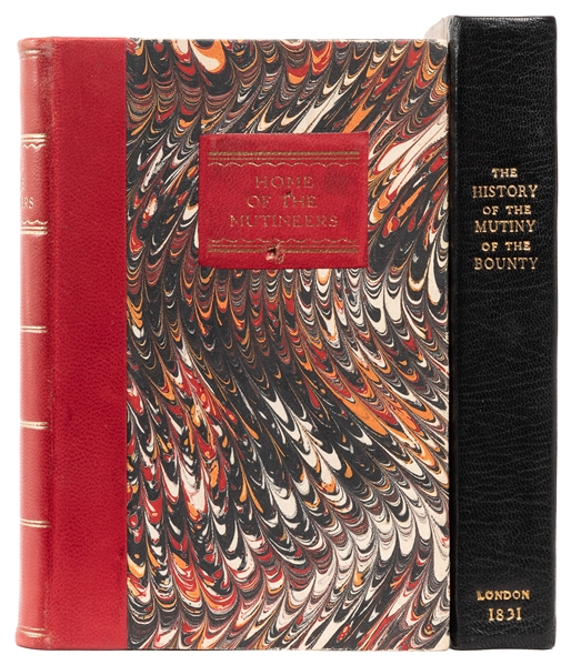  [BOUNTY MUTINEERS]. Pair of Early Titles About the Mutiny o...