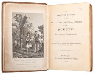  [BOUNTY MUTINEERS]. Pair of Early Titles About the Mutiny o...