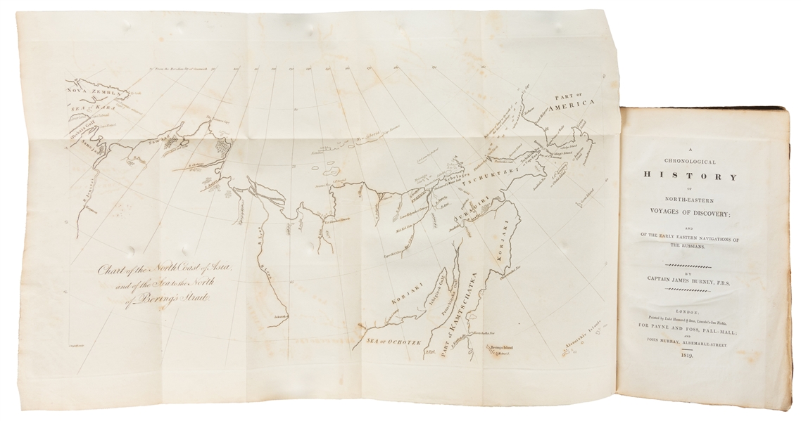 BURNEY, Captain James (1750-1821). A Chronological History ...
