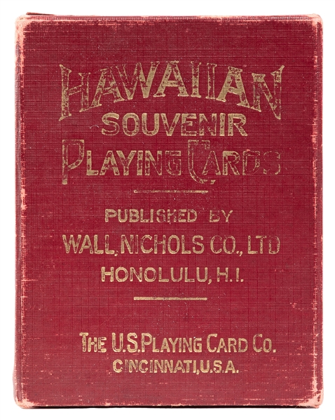  [HAWAII]. Hawaiian Souvenir Playing Cards. Honolulu: Wall, ...