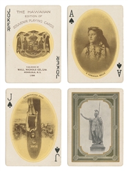  [HAWAII]. Hawaiian Souvenir Playing Cards. Honolulu: Wall, ...