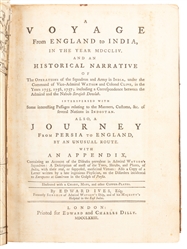  [INDIA]. IVES, Edward (1719-1786). A Voyage From England to...