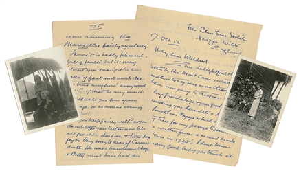  [MANUSCRIPT]. MACDONALD, William Alister (1860-1956). Autog...