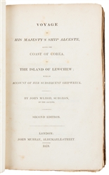  M'LEOD, John (1777?-1820). Voyage of His Majesty's Ship Alc...