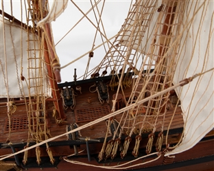  [MODEL - “H. M. S. BOUNTY]. Expertly Hand-Built Scale Mode...