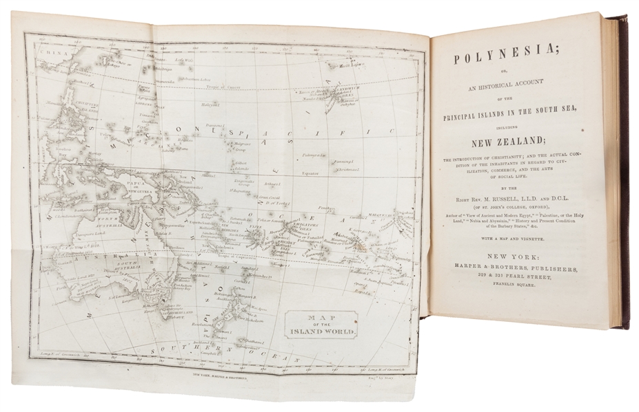  Pair of Uncommon South Pacific Voyage Accounts, including: ...