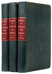  [THE WHALESHIP “ESSEX]. MONTGOMERY, James (1771-1854). Jou...