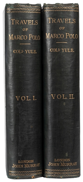  YULE, Colonel Henry (1820-1889). The Book of Ser Marco Polo...