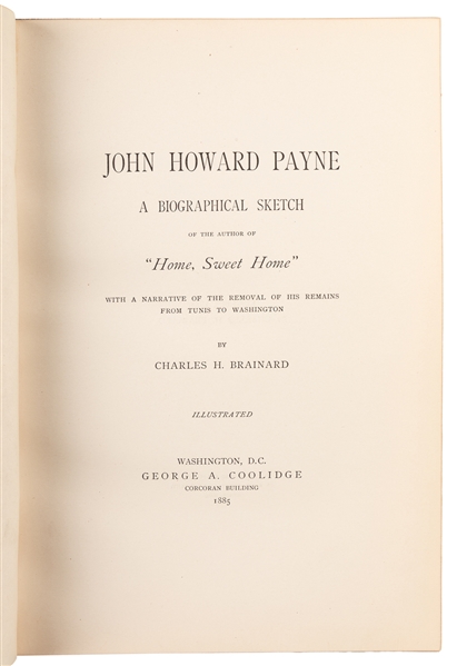  [AFRICA]. BRAINARD, Charles H. (1832-1889). John Howard Pay...