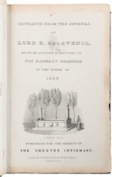  [BARBARY]. GROSVENOR, Lord R. (1801-1893). Extracts from th...