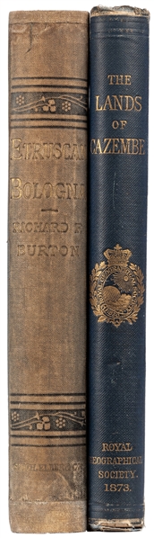  BURTON, Sir Richard Francis (1821-1890). Pair of First Edit...