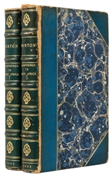  BURTON, Sir Richard Francis (1821-1890). Wanderings in West...