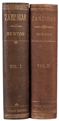  BURTON, Sir Richard Francis (1821-1890). Zanzibar; City, Is...