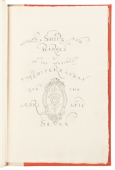  [NAUTICAL BOOKS]. WADSWORTH, Edward (1889-1949). Sailing Sh...