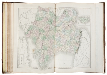  [ATLASES]. HALL, Sydney. Black's General Atlas: A Series of...