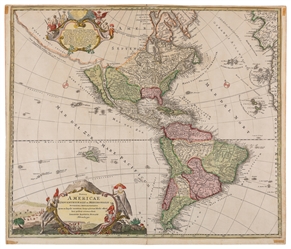  [MAPS]. HOMANN, Johann Baptist (1664-1724). [CALIFORNIA AS ...