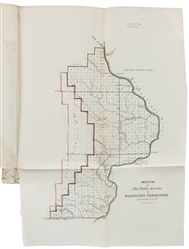  [MAPS]. [MICHIGAN, FLORIDA, LOUISIANA, etc.] 10 Folding Han...