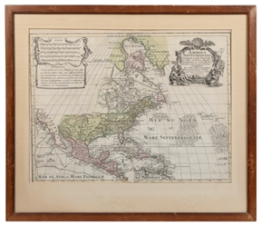  [MAPS]. Pair of Hand-Colored Engraved Maps, including: LOTT...