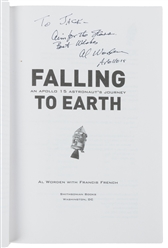  [NASA ASTRONAUTS]. [APOLLO 15]. Pair of Titles Signed by NA...