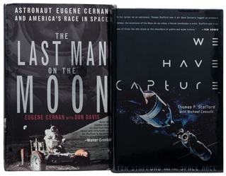  [NASA ASTRONAUTS]. [APOLLO 10, GEMINI 9]. Pair of Titles Si...