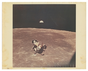  [NASA ASTRONAUTS]. Notebook of 34 Press Photographs of NASA...