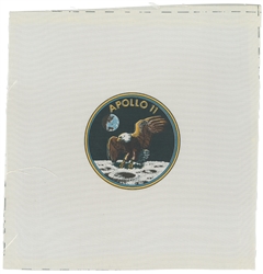  [NASA MEMORABILIA]. Apollo 11 Beta Fiberglas Cloth Crew Pat...