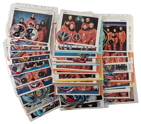  [NASA MEMORABILIA]. Large Group of Nearly 74 Shuttle Missio...