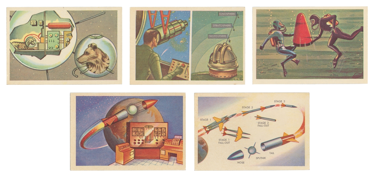  [NASA MEMORABILIA]. Complete Set of 50 Collectors Cards, “...