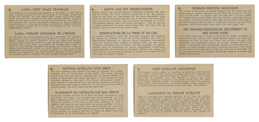  [NASA MEMORABILIA]. Complete Set of 50 Collector's Cards, “...