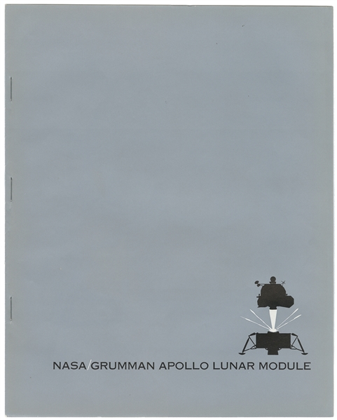  [NASA MEMORABILIA]. “NASA/Grumman Apollo Lunar Module" Tran...
