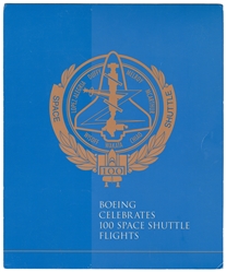  [NASA MEMORABILIA]. [100TH SPACE SHUTTLE FLIGHT]. Flown Fla...