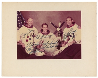  [NASA MEMORABILIA]. Group of 3 Photos of Skylab Astronauts,...