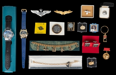  [NASA AND SOVIET MEMORABILIA]. Large Group of Nearly 50 Spa...