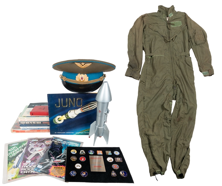  [NASA AND SOVIET MEMORABILIA]. Group of Nearly 40 Assorted ...