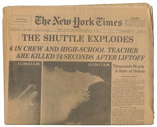  [NEWSPAPERS]. Group of 5 Newspapers Related to Aviation or ...