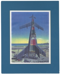  [VON BRAUN, Wernher (1912-1977), association]. Pair of Colo...