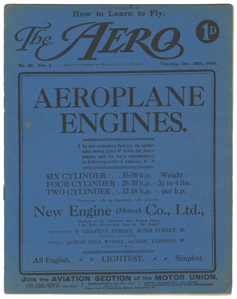  [HOUDINI – AVIATION] The Aero. Volume 1, No. 32. December 2...