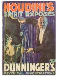  DUNNINGER, Joseph (1892 – 1975). Houdini's Spirit Exposes a...
