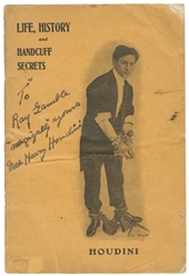  HOUDINI, Harry (Erik Weisz, 1874 – 1926). Life, History and...