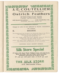  HOUDINI, Harry (Erik Weisz, 1874 – 1926). Orpheum Theatre P...