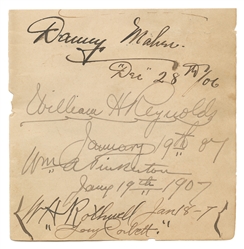  [AUTOGRAPHS] HOUDINI, Harry (Erik Weisz, 1874 – 1926). Auto...
